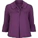FULL TILT Womens Crop Jacket - Plum