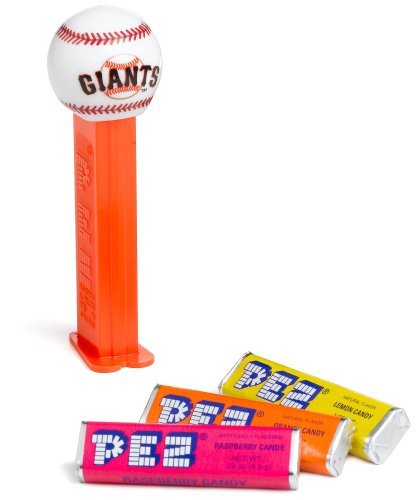 PEZ MLB San Francisco Giants, 0.87-Ounce Candy Dispensers (Pack of 12) by PEZ