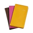 2010 Pocket Datebook Journal, Genuine Goatskin Leather, 5"