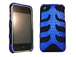 iPhone 3G/3GS Hard Case Fishbone Dark Blue Black Buy one get one free, Random colour for free case.