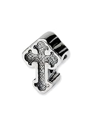 Reflections(tm) Sterling Silver Celtic Cross Bead / Charm
