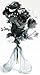 Black Rose Bridal Boo-quet Costume Accessory