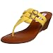 Steve Madden Women's Flirtty Sandal,Yellow Patent,8.5 M US