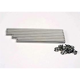 Traxxas TRA4939X Suspension Pin Set, Stainless Steel with E-Clips from Suspension Sets