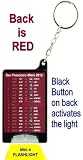 San Francisco 49ers 2012 NFL Schedule Flashlight Key Chain with Batteries