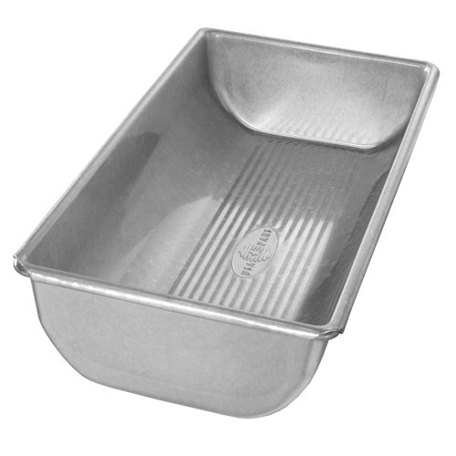 USA Pans 12 x 5 1/2 x 2 1/4 Inch Hearth Bread Pan, Aluminized Steel with Americoat