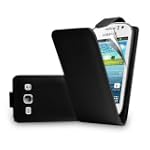 Nera Custodia in Pelle per Samsung Ga...