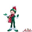 9" Green Holiday Twist Elf By Annalee 9" Green Holiday Twist Elf By Annalee