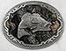 Bass Fishing Wildlife Series Enamel Pewter Buckle ,Sport Buckles