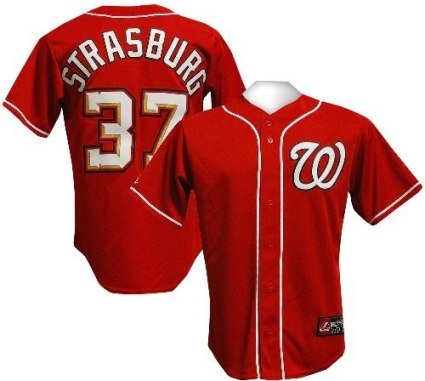 Stephen Strasburg Washington Nationals Alternate Red MLB Replica Jersey