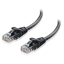 Cable Matters Cat6 Snagless Ethernet Patch Cable in Black 25 Feet.
