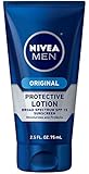 NIVEA MEN Original Protective Face Lotion, SPF 15, 2.5 oz Tube (Pack of 4)