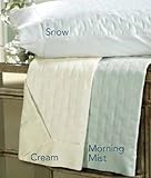 DreamFit 6-Degree Tencel Quilted Ensemble Sheet Set, Queen, Cream