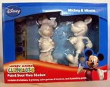 Disney Mickey Mouse and Minnie Mouse Paint Your Own Statue