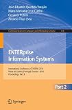 ENTERprise Information Systems, Part II: International Conference, CENTERIS 2010, Viana do Castelo, Portugal, October 20-22, 2010, Proceedings, Part ... in Computer and Information Science)
