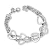 Joy Sterling-Silber 925 Armband mit Herzen JAB72