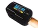 Oximeter Finger Pulse the Only FDA Approved Pocket Size Heart Rate and Blood Oxygen Monitor with Night Vision Colorful OLED Plethysmogram Graphic Display and Four Reading Directions