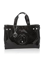 Armani Bolso asa de mano Brillo (Negro)