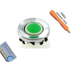 Lime Green Blackberry Trackball / Joystick / Navigate / Pearl / Ring Repair Replacement Fix Fixing for Rim Blackberry Pearl 8100 8130 Curve 8300 8310 8320 8800 8820 8830 plus easy open opening tool and microfiber cleaning cloth.