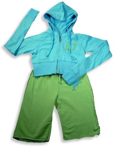 Rebelette - Big Girls' Hoodie and Capri Sweatsuit