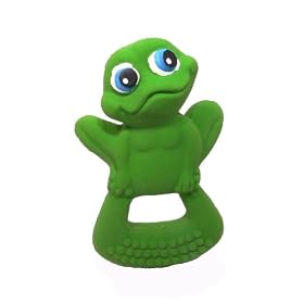 Natural rubber teether Frog Bo