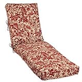 Chaise Lounge Replacement Cushion (72"x21 1/2"x4") - Bogota Brick Print - Improvements