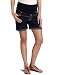 Three Seasons Maternity Women's Maternity Denim Roll Cuff Short, Dark Stonewash, Medium