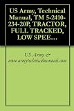 US Army, Technical Manual, TM 5-2410-234-20P, TRACTOR, FULL TRACKED, LOW SPEED, HEAVY DRAWBAR PULL, (SIZE T-11) W/ANGLE DOZER, WINCH AND ROPS; CATERPILLAR ... MODEL D8K-8S-8 (CCE) (2410-00-574-7598)