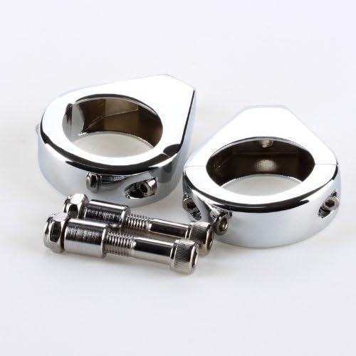 2pcs 39mm Motorcycle Turn Signal Relocation Fork Clamps