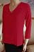 MARRIKAS Bamboo 3/4 Sleeve Crossover Top 