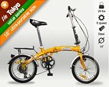 TOKYO Citizen Bike 16" 6-speed Folding Bike with Ultra-Portable Frame