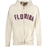 Izod Florida Gators White Distressed Full Zip Hoody Sweatshirt