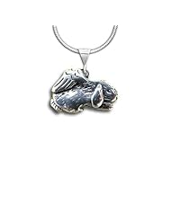 Sterling Silver Memorial Rabbit Pendant by The Magic Zoo