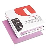 UNIVERSAL PRODUCTS / UNV11212 / Premium Color Copy/Laser Paper, Orchid, 20lb, Letter, 500 Sheets / Sold as 1 RM
