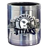 NFL Can Cooler - Pewter Emblem Tennessee Titans