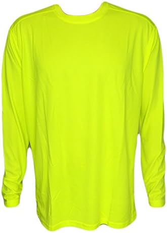 Men's Stanley Workwear Long Sleeve Performance Tee Shirt (Medium, Hi Vis Yellow)