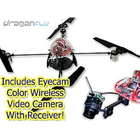 Draganflyer V Ti RC Gyro Stabilized Electric Helicopter With Wireless Video Camera System by Draganfly Innovations Inc