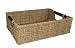 Kitchen & Housewares : BRAND NEW SEAGRASS STORAGE BASKET WITH WOOD HANDLES EX LARGE