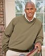 Athletic - V-Neck Pullover Microfiber Windshirt