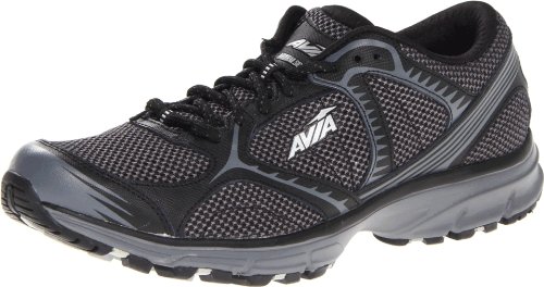 AVIA Men's Avi-Trailside Trail Running Shoe,Black/Steel Grey/Chrome Silver,10.5 M US On Sale