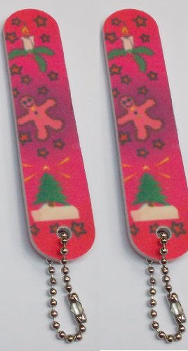 Schl&uuml;sselanh&auml;nger-Feile mit weihnachtlichem Duft - Motiv 04 Lebkuchen Preisvergleich