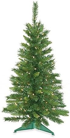 Imperial Pine Pre-Lit Christmas Tree | 3-Foot 6-Inch