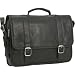 David King Co. Porthole Briefcase w/Inside Organizer - Black