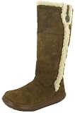 ROCKET DOG Southpole Womens Faux Shearling Lining Suede Buttons Boots Shoes Tribal Brown