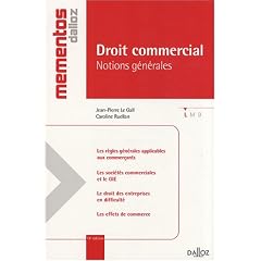 Droit commercial : Notions g�n�rales
