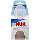 NUK Orthodontic Silicone BPA Free Nipple Bottle, 5 Ounce, Single Pack, Colors May Vary ~ NUK