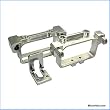 CNC Aluminum Battery Tray, Silver: BCX/CX2