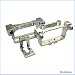 CNC Aluminum Battery Tray, Silver: BCX/CX2