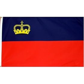 Liechtenstein Flag Polyester 3 ft. x 5 ft.