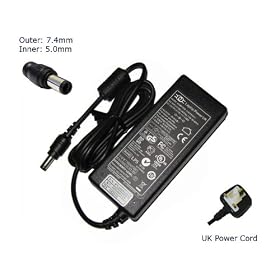 Laptop Charger for HP DV6 DV7 G61 G62 G42 Compatible Replacement Notebook Adapter Adaptor Power Supply - Laptop Power (TM) Branded (UK Powercord and 12 Month Warranty) - "Laptop Power UK" (TM) Branded Laptop Charger